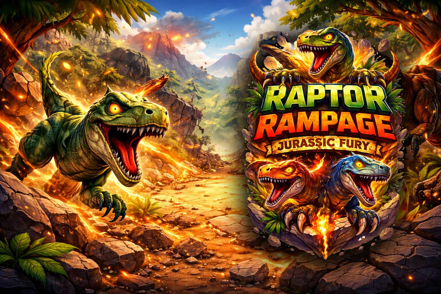 Raptor Rampage key art