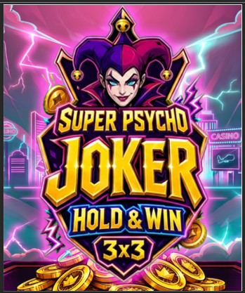 Super Psycho Joker Hold & Win key art